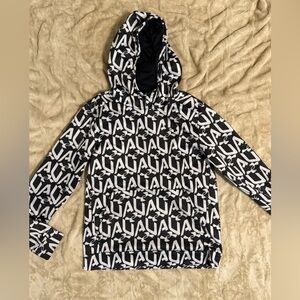 Under Armour Black and White Graphic Hoodie